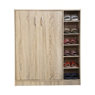 Akira MIT半開放式大容量六層鞋櫃 SC025 多功能置物櫃/鞋架, 漂流木紋, 1