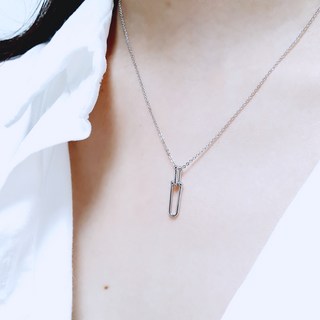 Muer沐耳飾品 項鍊 短鍊 馬蹄簡約微鑽鎖骨鍊 OL韓國飾品 生日禮物