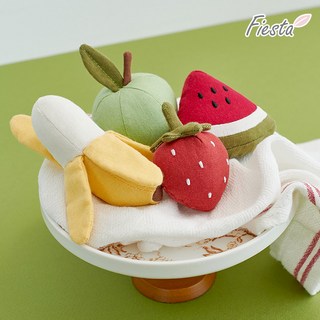 피에스타 딸랑이&삑삑이 과일 4종 세트, 1세트, 단품