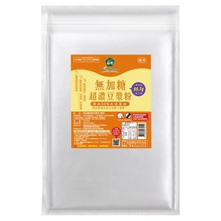 【薌園】無加糖超濃豆漿粉 500g，嚴選非基改黃豆，無添加糖，沖泡即飲，營養豐富，健康美味, 1個