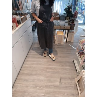 韓國製法式感居家花藝用圍裙, 深灰色, 1個