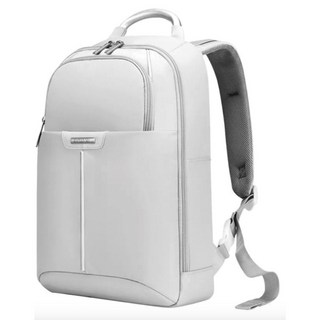 Samsonite 新秀麗 BETIS 16吋筆電後背包，輕盈舒適，多隔層收納，學生上班族適用, 淺灰色