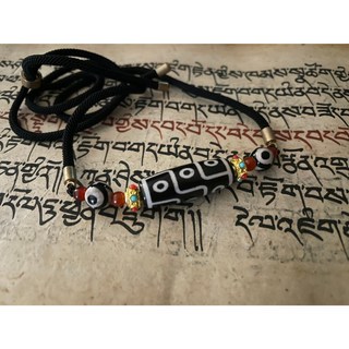 梵藏藝境 九眼天珠項鍊【西藏佛法加持】開運轉運聚財招貴人 守護事業健康 避邪擋煞強化氣場隨身靈符法寶頸鍊神器