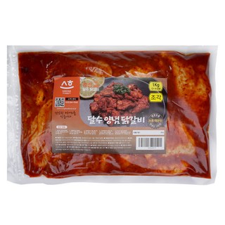 국내산닭 냉장 춘천 닭갈비 당일제조발송 달수 한입 양념닭갈비, 1kg, 1개