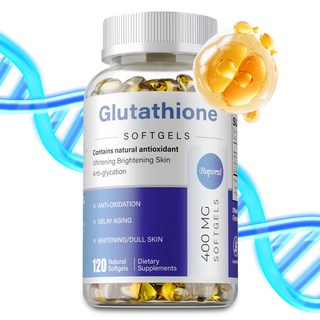 글루타치온 1000mg 피부 미백 및 노화 방지 보충제, 1개, 60정