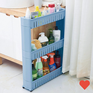 정리용품 3단 선반 틈새수납