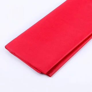 10 시트 티슈 페이퍼 50x66cm 꽃 포장 선물 공예 종이 꽃집 포장 꽃다발 결혼식 부드러운 다채로운 장식, [06] red