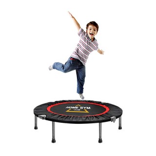 HOME GYM 彈跳床 兒童成人室內運動健身器材 安全穩固易收納, 1個, 黑