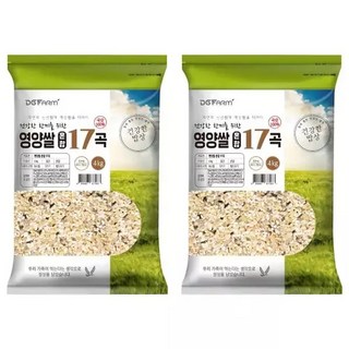 대구농산 국산 혼합 17곡 4kg x 2개