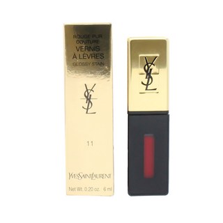 입생로랑 루쥬 쀠르 꾸뛰르 베르니 아 레브르 틴트, 11호 루쥬 구아슈, 1개, 6ml