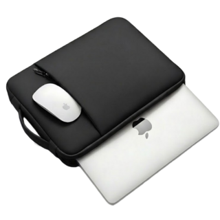 팍클리 4중 쿠션 노트북 가방 파우치, 1개, 매트블랙