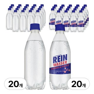 라인바싸 500ml 플레인 20개 + 요구르트향 20개 (총 40페트), 40개