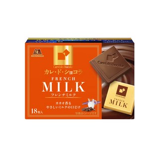 MORINAGA 모리나가 카레드쇼콜라 프렌치밀크 초콜릿 87g (원산지 : 일본), 1개