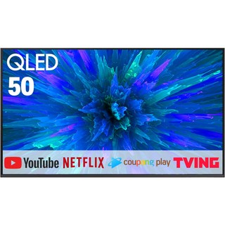 삼성전자 50인치 퀀텀닷 UHD 4K 스마트 큐엘이디 QLED TV 50Q80 유튜브 넷플릭스 디즈니 미러링, 고객직접설치, 스탠드형
