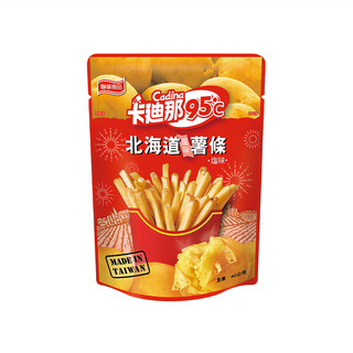 卡迪那 95度c北海道薯條 原味 整顆馬鈴薯酥脆零食, 40g, 1包