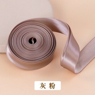 多色包邊條 布料 衣服裝飾輔料 包邊布條 手工布藝 滾邊條 包邊條 布料服裝輔料 包邊布 手工DIY 拚布 手作材料, 灰粉, 1個