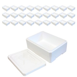 스티로폼박스 양송이1k 28개, 1세트