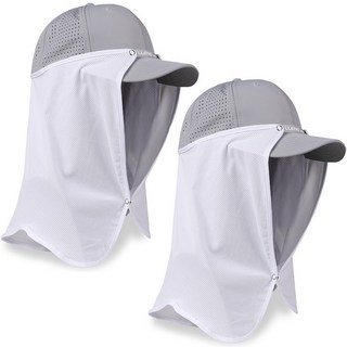 스타리프 에어쿨 CS5 얼굴 햇빛가리개, 화이트, 2개