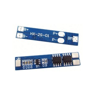 18650 리튬이온 폴리머 보호회로 2S 5A 7.4V PCM BMS 2셀 회로, 1개