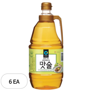 청정원 월계수잎 맛술, 1.8L, 6개