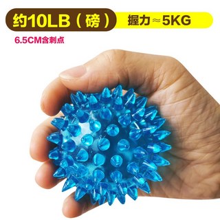 東方儲運 復健握力器組合：握力球、握力圈、彈力球、腕力球、按摩球、分指握力球，全方位手部復健訓練, 刺蝟圓型握力球6.5cm, 1個