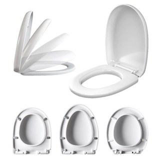 靜音緩降馬桶蓋，PP材質，易清潔，安裝簡易，舒適坐感，適用多種衛浴風格, 【一般款】O型, 1個