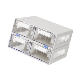 시스맥스 시스템 멀티박스 중형 4단 서랍형정리함 책상수납함