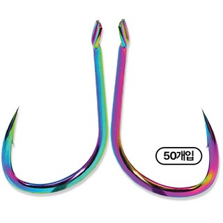 마스타 티타늄 바늘 감성돔 참돔 돌돔, 50개입, 1개