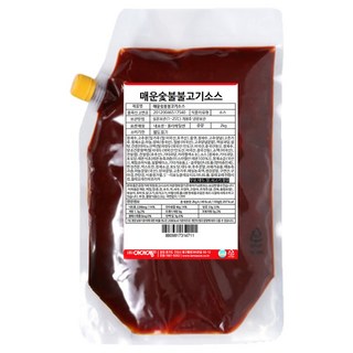 아이엠소스 매운숯불불고기소스 뼈찜 만능, 1개, 2kg