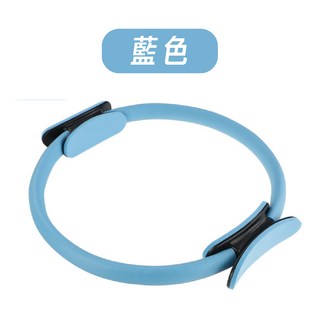 老年增強腿部力量阻力圈，健身環 普拉提圈 瑜珈圈，台灣24H快速出貨, 藍色, 1個