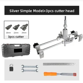 목공 문짝 슬로터 구멍 오프너 슬로팅 머신 도구 키트 잠금 모티저 설치 모티징 지그, 04 Set 1