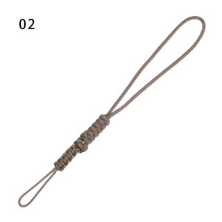 호신용칼 핫파라코드 키체인 랜야드 고강도 낙하산 코드 비상 생존 손전등 카메라 분실 방지 행잉 로프, 2, 1개