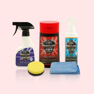 [뮤트빈] 카앤싹 5종세트 차량용 흠집제거제 발수코팅 광택, 650ml, 1세트