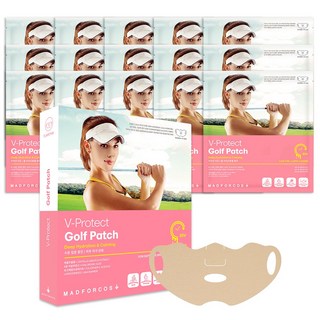 매드포코스 여성용 V 프로텍트 자외선차단 보습케어 쿨링 하이드로겔 야외스포츠 골프패치 5p, 4개