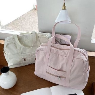 便攜式大容量旅行包手提運動健身短途出行尼龍媽咪行李收納包, 軍綠色,包包, 1個