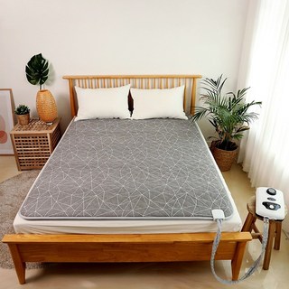 한일의료기 온수매트 숙면매트 슬림형 침대형 FOSEM-PO321 싱글 더블, 더블(1450x2000x18mm)