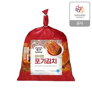 종가집 아삭한 포기김치, 1개, 4.4kg
