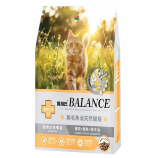 Balance博朗氏 挑嘴貓高適口性配方貓飼料, 7kg, 1包, 雞肉＋鮪魚＋鱈魚