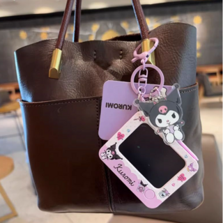 산리오 키캡키링 LED 키보드 가방고리 딸깍이 라이트 키홀더 열쇠고리 정품, 폼폼푸린, 1개