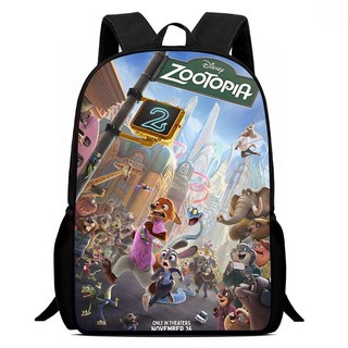 Zootopia2 瘋狂動物城2 書包 - 休閒高顏值耐磨多功能護脊雙肩包, 15ZP033