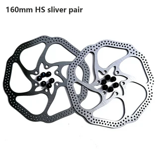 자전거 변속기Mtb 자전거 냉각 브레이크 플로팅 디스크 스쿠터 Rode 로터 알루미늄 합금 6 핀 160mm 203mm, Gold