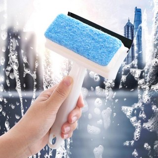 유리창 청소도구 스퀴지 미니 화장실 거울 물기제거 스펀지, 1개