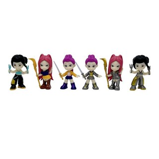 獵魔女團Q版公仔手辦 收藏模型玩具擺件, 1個, 袋裝6只