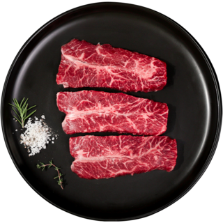 지인한우 무항생제 한우 1등급 부채살 (냉장) 200g, 1개