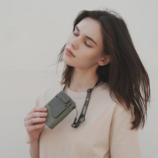 CLAYMORE 軍式隨身風扇 5 200mAh大容量電池可使用17小時, 軍綠色