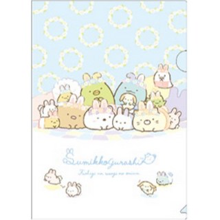 角落小夥伴 L型文件夾 恐龍 白熊 炸蝦 貓咪 炸豬排, 1個, 悠閒