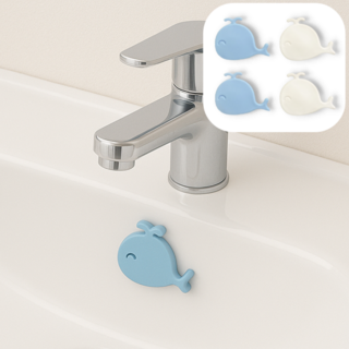 블랙장미 세면대 오버플로우 배수구 캡, 4개