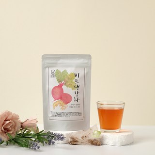 마음정원 선엽차 국산 유기농 수제 비트생강차 티백 차, 1개, 20개입, 1.2g