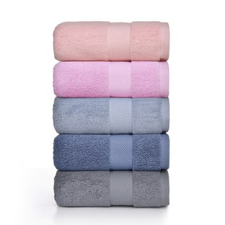 록신 호텔 피크닉 수건 200g 40수 코마사 5종세트, 다색, 5개