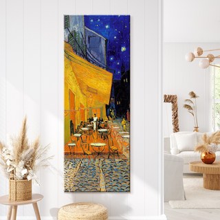 세계인기 명화그림 캔버스액자 41종 대형 와이드 홈카페 인테리어 거실 침실 카페 고흐 모네 그랜마모지스 몬드리안 시슬레 클림트 호퍼, 6. VG- 밤의 카페 테라스